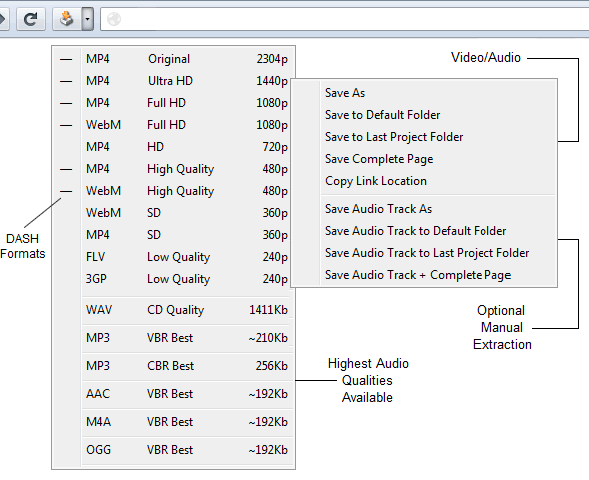 ffmpeg extract audio tracks